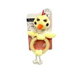 Nanbell W527 Kedi Ve Köpek Peluş Dişlik Oyuncak Sarı 27-14Cm