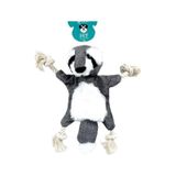 Nanbell W556 Kedi ve Köpek Peluş Oyuncak Gri 25 cm