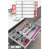 Nandy Home 10 Parça Çekmece İçi Kaşıklık, Düzenleyici, Organizer