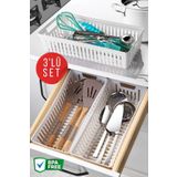 Nandy Home 3 Adet Çekmece Içi Bıçaklık & Kaşıklık Organizer