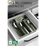 Nandy Home 4 Bölmeli Çekmece İçi Düzenleyi, Çok Amaçlı Organizer, Çekmece İçi