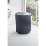 Nandy Home 4,5 Lt Yuvarlak Çöp Kovası, Banyo, Mutfak Çöp Kutusu Antrasit