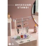 Nandy Home Aksesuar Standı, Takı Organizeri, Kolye, Yüzük, Küpe Organizeri