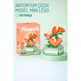 Nandy Home Antoryum Çiçek Model Karakter Figürü 3D Yapı Oyuncakları