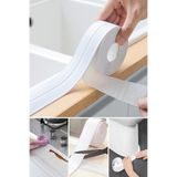 Nandy Home Aveo 1 Adet 3,2 Mt x 3.8 cm Su Sızdırmaz Lavabo Küvet Tezgah Kenar Derz Bandı Banyo Mutfak Pencere