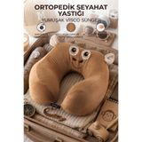 Nandy Home Maymun Model Ortopedik Visco Seyahat Boyun Yastığı