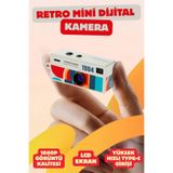 Nandy Home Mini Dijital Retro Kamera - Selfie Video Vlog Kamerası Mini Fotoğraf Makinesi