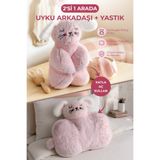 Nandy Home Peluş Tavşan Uyku Arkadaşı ve Dönüşebilen Yastık