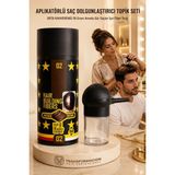Nano Absolute Aplikatörlü Saç Dolgunlaştırıcı Set ORTA TON KAHVERENGİ| 50gr Topik Fiber Tozu & Profesyonel Pompa 721500 - APLİKATÖRLÜ ORTA TON KAHVERENGİ