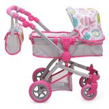 Nano Oyuncak Bebek Arabası Pink Rose