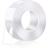 Nano Şeffaf Çift Taraflı Bant - 3cm x 2m, Yıkanabilir, Güçlü Yapışkan, Iz Bırakmaz, Çok Amaçlı Sabitleyici Bant