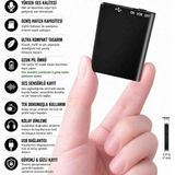 Nanocamcoders 1080P Hd Mini Premium Ses Kayıt Cihazı Ses Sensörlü Gizli Kayıt Ev Ofis Güvenlik Taşınabilir 20 Saat Pil 3 Gün Bekleme Gizli ( Kamera Değildir )