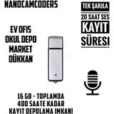 Nanocamcoders 1k ° Hd Mini Gizli Premium Sesli Kayıt Kablosuz Güvenlik Ses kayıt Uzak Izle Ev Ofis Depo Hd Gizli ( Kamera Değildir )