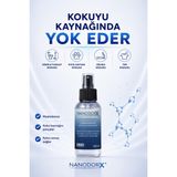 Nanodorx Biyolojik Yaşam Alanı Koku Giderici (Kokusuz) 100 ml-Evcil hayvan idrarı, ayakkabı, araç içi kokusu yok edici