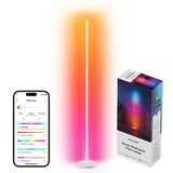 Nanoleaf Akıllı Rgbw LED Dikey Yer Lambası Köşe Lambaderi Beyaz - Matter ve Apple Home Destekli