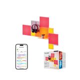 Nanoleaf App Kontrollü 10 Parça Kare Blok Akıllı Rgbw Duvar Paneli Başlangıç Paketi - Beyaz