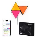 Nanoleaf Shapes Akıllı Rgbw LED Duvar Paneli Genişletme Paketi 3'lü Siyah - Apple HomeKit Destekli