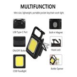 Nanopro Metal Kasa Led, Anahtarlık El Feneri, Mıknatıslı, Kamp Aydınlatma 800Mah