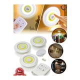 Nanopro Uzaktan Kumandalı 3 Lü Spot Led Lamba Kablosuz Pilli Işıldak Dolap Işığı Mutfak Rafı Işığı