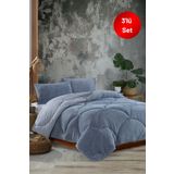NANOSOFT Battal Boy Welsoft Uyku Seti (Yorgan + Fitted Çarşaf + 2 Adet Yastık Kılıfı)