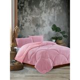 Nanosoft Çift Kişilik Pudra Wellsoft Yorgan 195 x 215 cm Silikon Dolgu ile Rahat Uyku