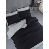 Nanosoft Nevresim Takımı Double Size(Battal Boy) Siyah-Gri - Siyah - Gri - 220 x 240 cm