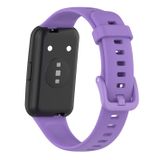 Nanospace Huawei Band 7 Uyumlu Renkli Silikon Kordon Kayış (lila)
