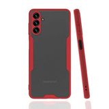 Nanospace Samsung Galaxy A04S Kılıf Parfe Kapak (Kırmızı)