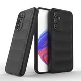 Nanospace Samsung Galaxy A54 Kılıf Esnek TPU Oyuklu Arka Yüzey Tasarımlı Etnik Silikon Kapak (siyah)