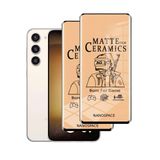 Nanospace Samsung Galaxy S23 Mat Parmak İzi Bırakmayan Esnek Seramik Nano Cam Ekran Koruyucu 2 Adet
