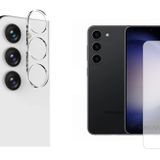 Nanospace Samsung Galaxy S23 Plus Nano Esnek Cam Ekran Koruyucu Ve 10D Cam Şeffaf Kamera Koruyucu