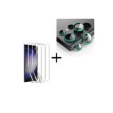 NANOSPACE Samsung Galaxy S23 Ultra Tam Kapatan Ekran Koruyucu Ve10d Arka Kamera Koruyucu