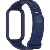 Nanospace Xiaomi Mi Band 9 Active / Redmi Band 3 Için Kordon Ayarlanabilir Silikon Spor Saat Kayışı - Lacivert