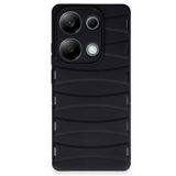 Nanospace Xiaomi Redmi Note 13 Pro 4G Kılıf Bibercas Silikon Kapak (siyah)