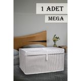 Nanteks 1 Adet Çok Amaçlı Kapaklı Düzenleyici Kutu Hurç 60x40x30 cm