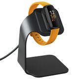 NANW Fitbit Inspire 3 ile Uyumlu Şarj Ünitesi, Şarj Standı Şarj Kablosu İstasyonu Taban Beşiği 1,4 m USB Kablosu ile Inspire 3 Smartwatch için Yedek Aksesuarlar, Siyah