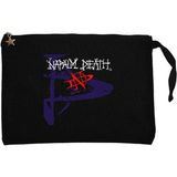 Napalm Death Greed Killing Siyah Clutch Astarlı Cüzdan / El Çantası - 25x18cm