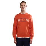 Napapijri B-Smallwood C Erkek Sweatshirt - NP0A4HP5 - Koyu Turuncu - XL