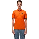 Napapijri E-Badge Sum Relaxed T-Shirt, S, 5003270161, Turuncu, Erkek