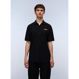 Napapijri E-SMALL BOX SS-NP0A88TQ9411 Siyah Erkek Polo T-Shirt