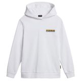 Napapijri Erkek Çocuk Kapüşonlu Sweatshirt, Beyaz, 10 Yaş