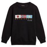 Napapijri Erkek Çocuk Sweatshirt, 12 Yıl, NP0A4HG60411, Siyah, erkek-çocuk