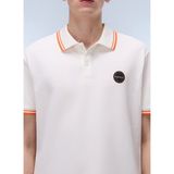 Napapijri NP0A4ID5N1A1-E-MACAS SS 1 Beyaz Relaxed Erkek T-Shirt