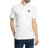 Napapijri NP0A4IDA2061-E-BADGE SUM Beyaz Relaxed Erkek T-Shirt