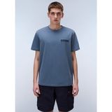 Napapijri NP0A4ILXG1Y1-S-VIGNONI BACK SS Gri Relaxed Erkek T-Shirt