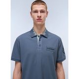 Napapijri NP0A4IN9G1Y1-E-AMUNDSEN 1 Gri Relaxed Erkek T-Shirt
