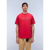 Napapijri S-BOX LOGO SS 1-NP0A4IFLRAQ1 Kırmızı Regular Fit Erkek T-Shirt
