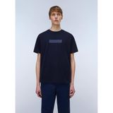 Napapijri S-BOX Logo T-Shirt, L, 5003354059, Lacivert, Erkek