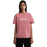 Napapijri S-Box W Ss 4 Kadın T-Shirt - NP0A4GDD Pembe M