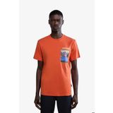 Napapijri S-Canada Erkek Turuncu T-Shirt Np0a4hqma621
